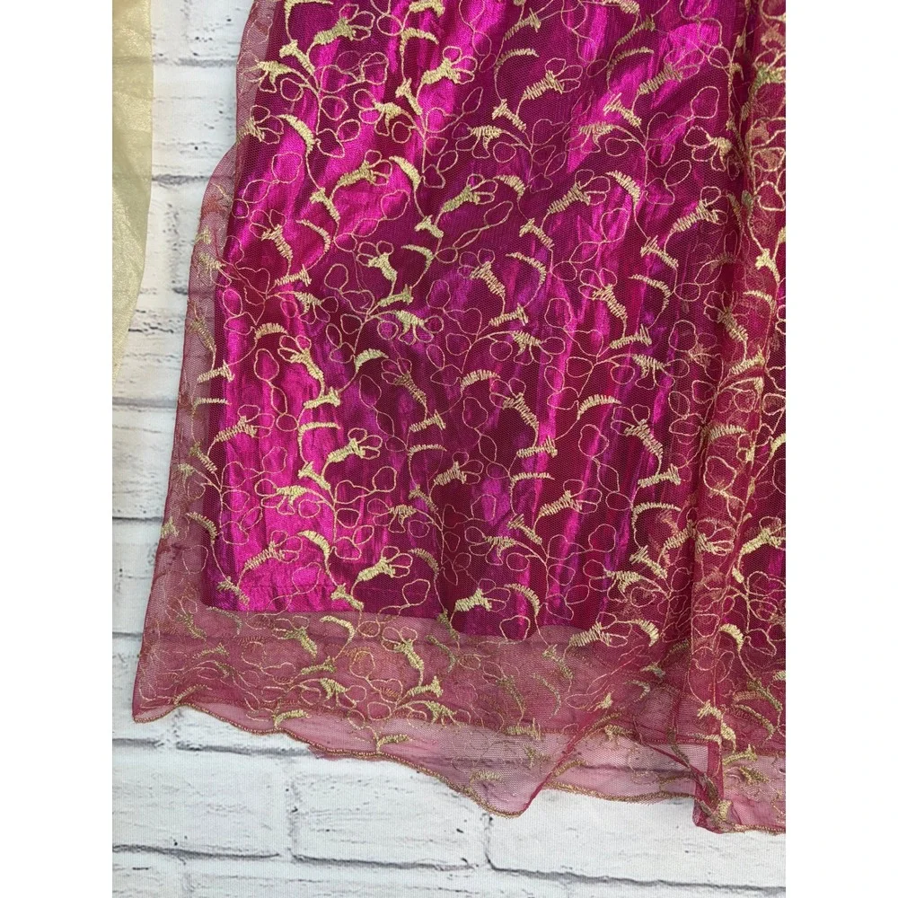 Chasing Fireflies Wishcraft Maharani Costume Girls 8 Pink Gold